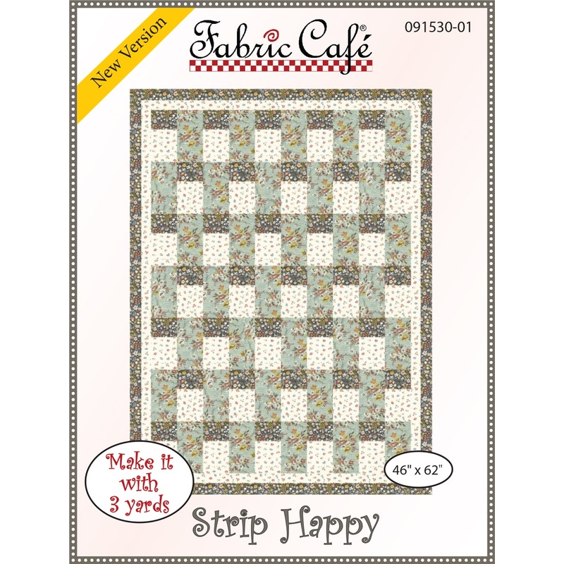 Strip Happy 3-Yard Quilt Pattern