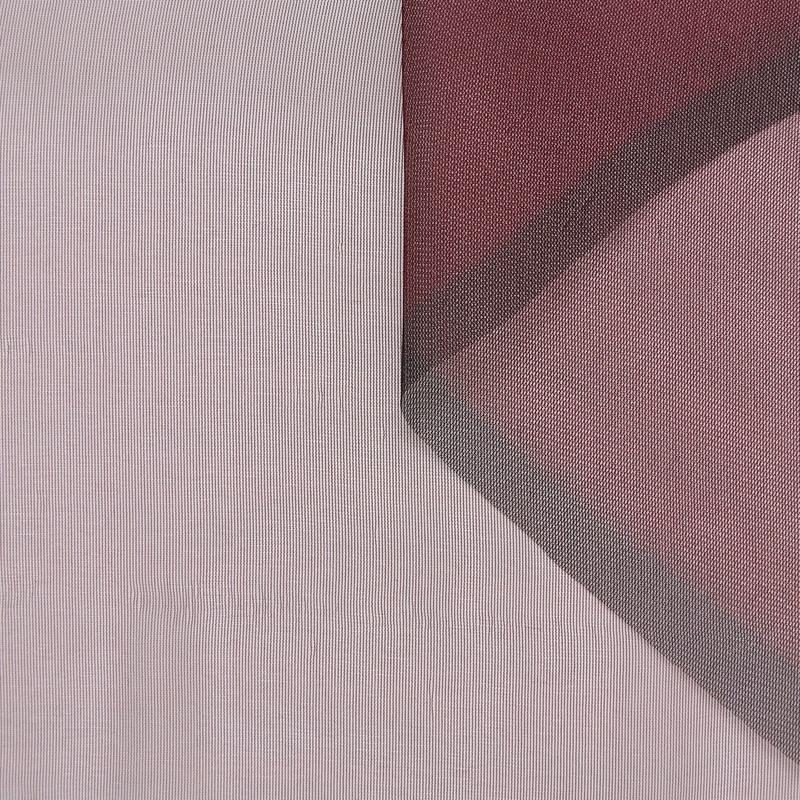T24M10269 | Gradient-Dyed Silk Gauze Panels 180cm x 138cm Pomegranate