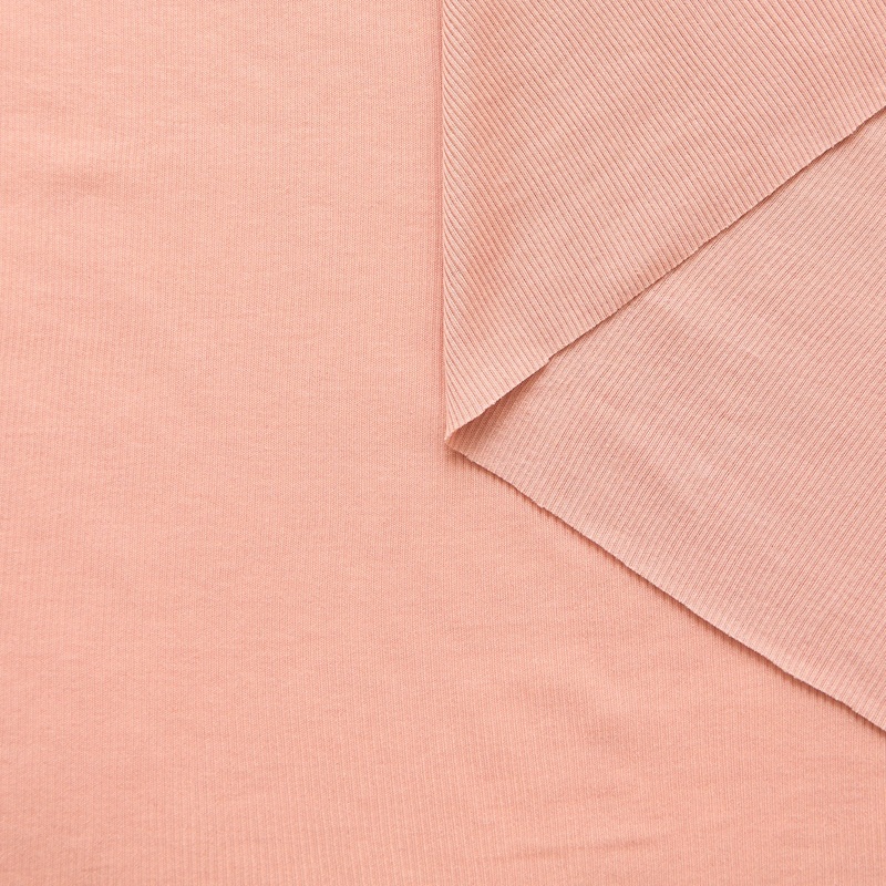 T25A13448 | Silk & Cotton Rib Jersey Peachy Keen