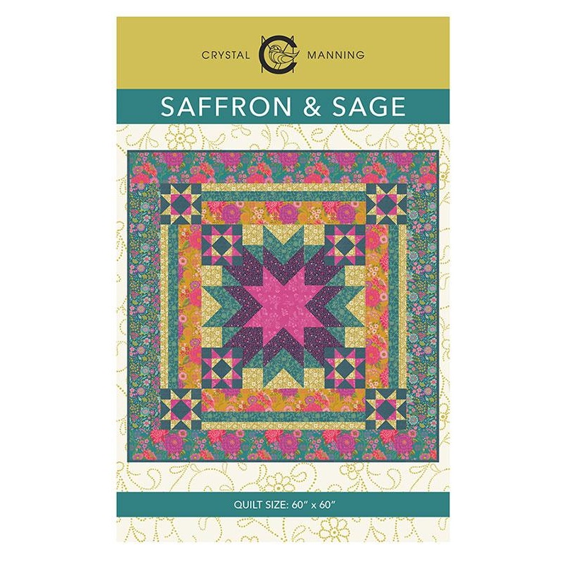 Saffron and Sage Quilt Pattern CMA 898