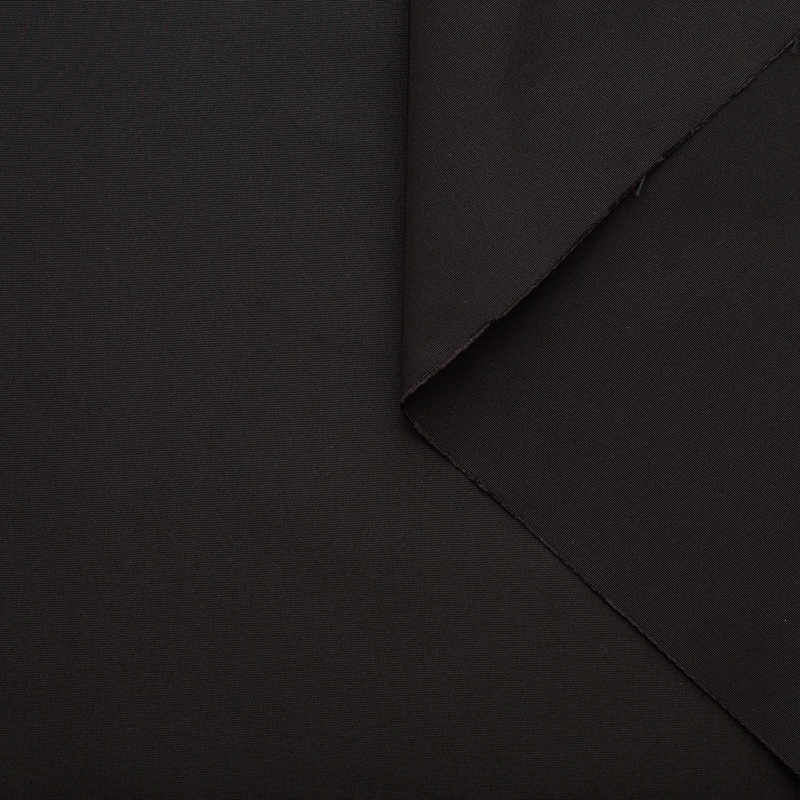 T22W03509 | Stiff Polysilk Faille Black