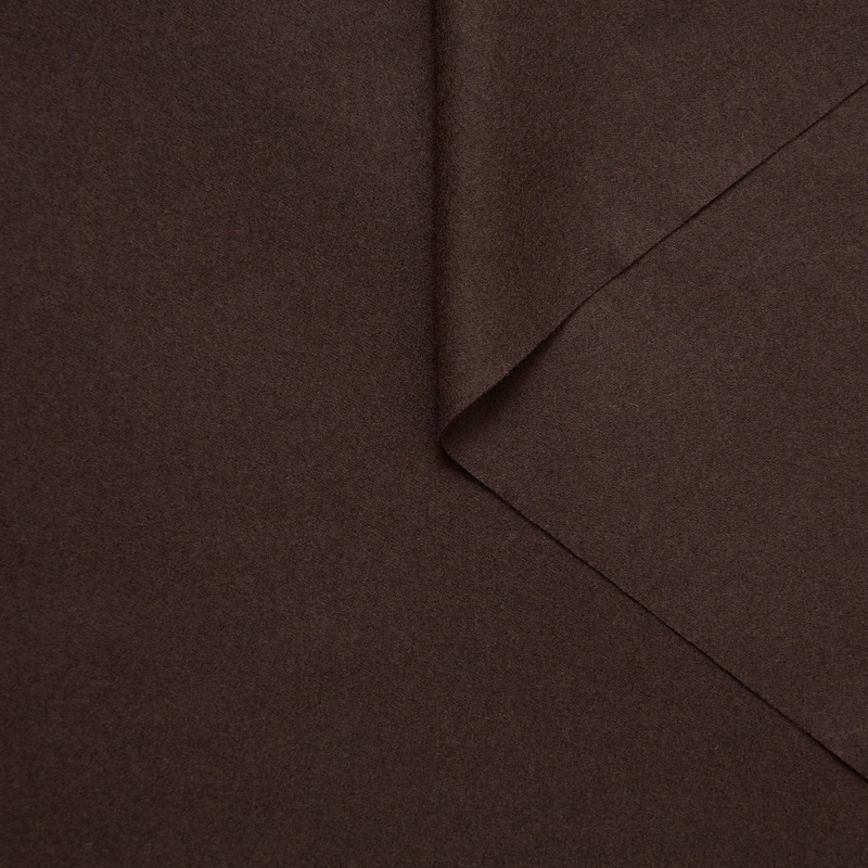 T24A06472 | Wool Flannel Drap Seal Brown