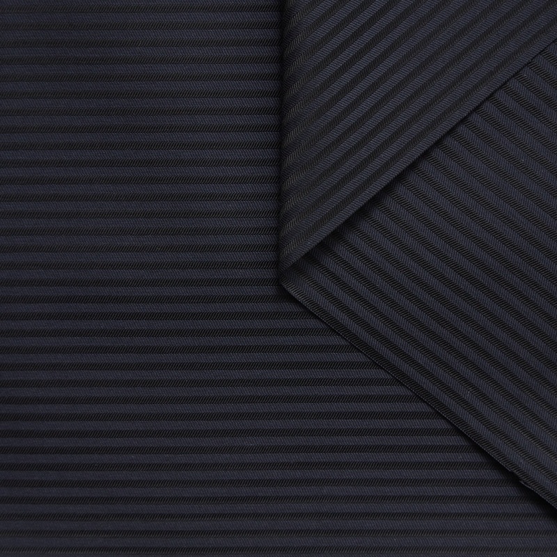 T24M06598 | Cotton & Viscose Textured Stripe Blanc de Blanc