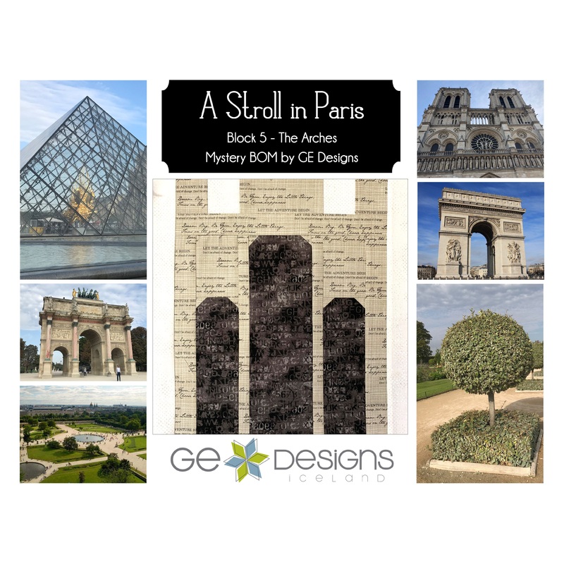 A Stroll In Paris - BLOCK 5 - pattern with video