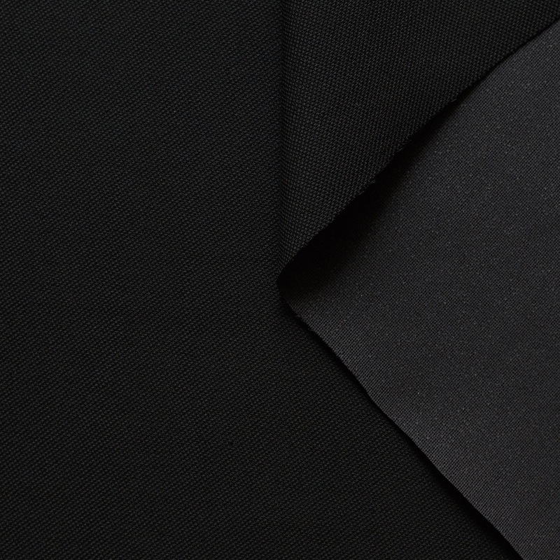 T22A01025 | Fused Virgin Wool Grain de Poudre Black