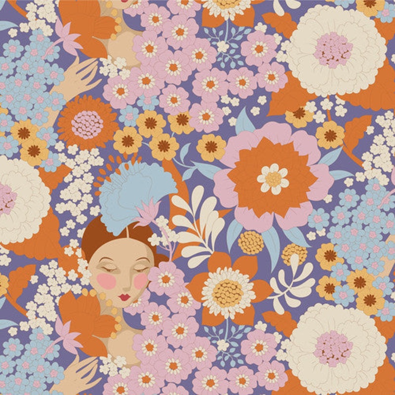 Tilda Wallflower - Thistle TIL100608