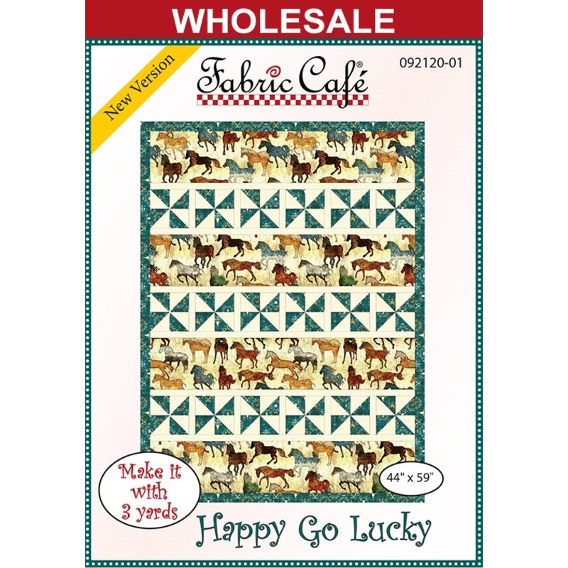 Happy Go Lucky 3 Yard Quilt Pattern
