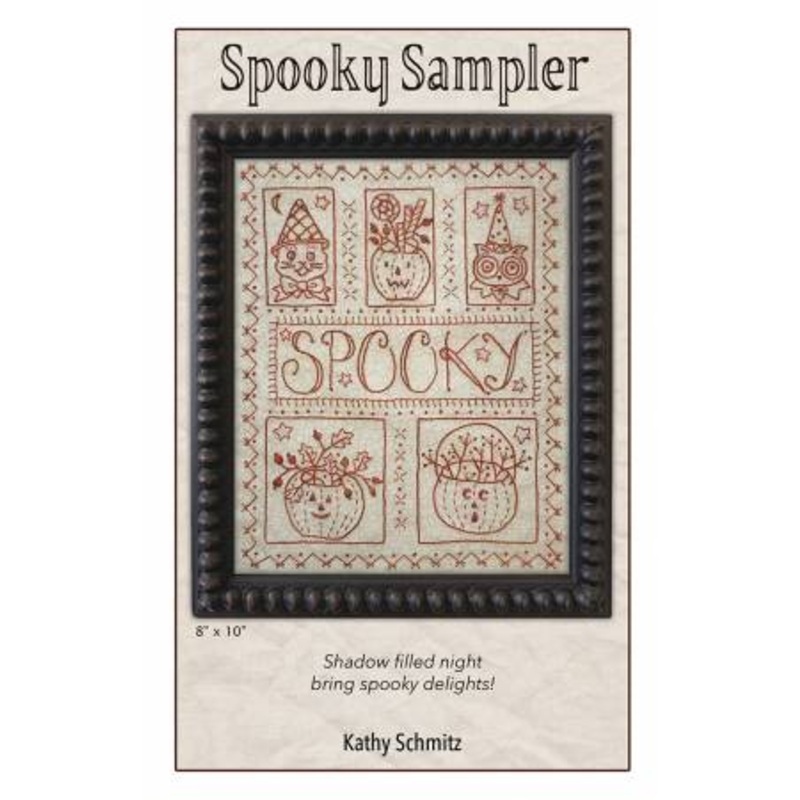 Spooky Sampler Hand Embroidery Pattern