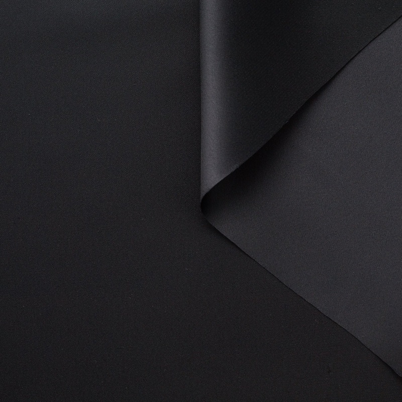 T23B04641 | Double Face Fluid Satin Black