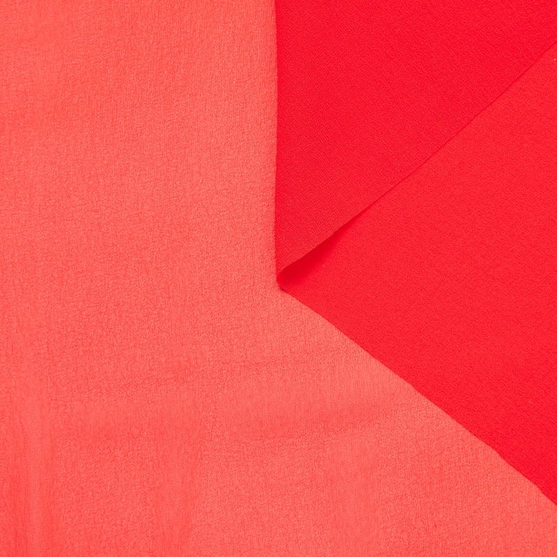 T24J06646 | Silk Crepe Georgette High Risk Red