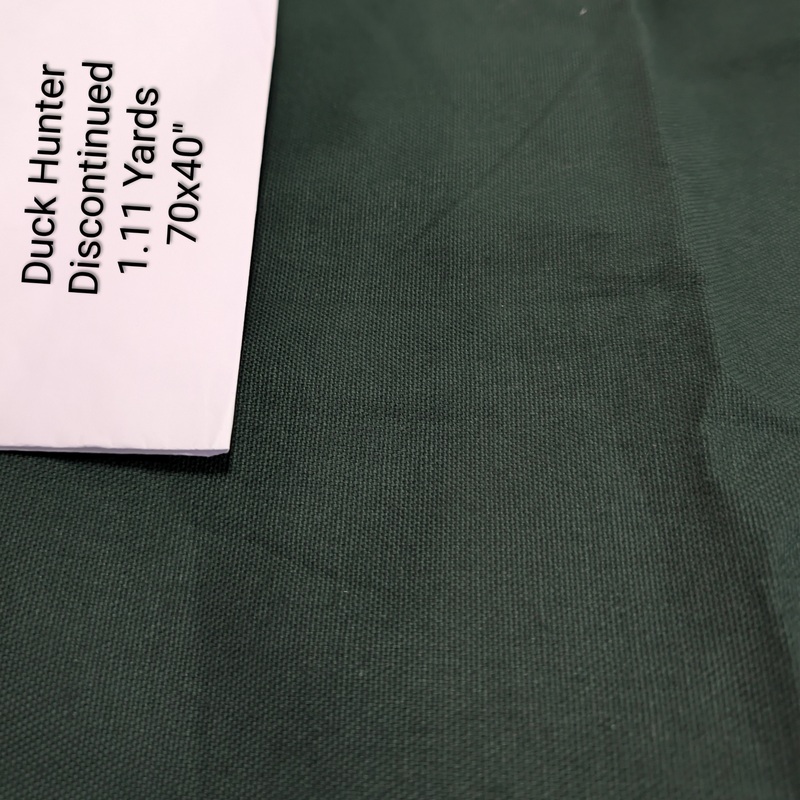 1.11 Yards | Duck Cotton Hunter Fabric - Create Your Own