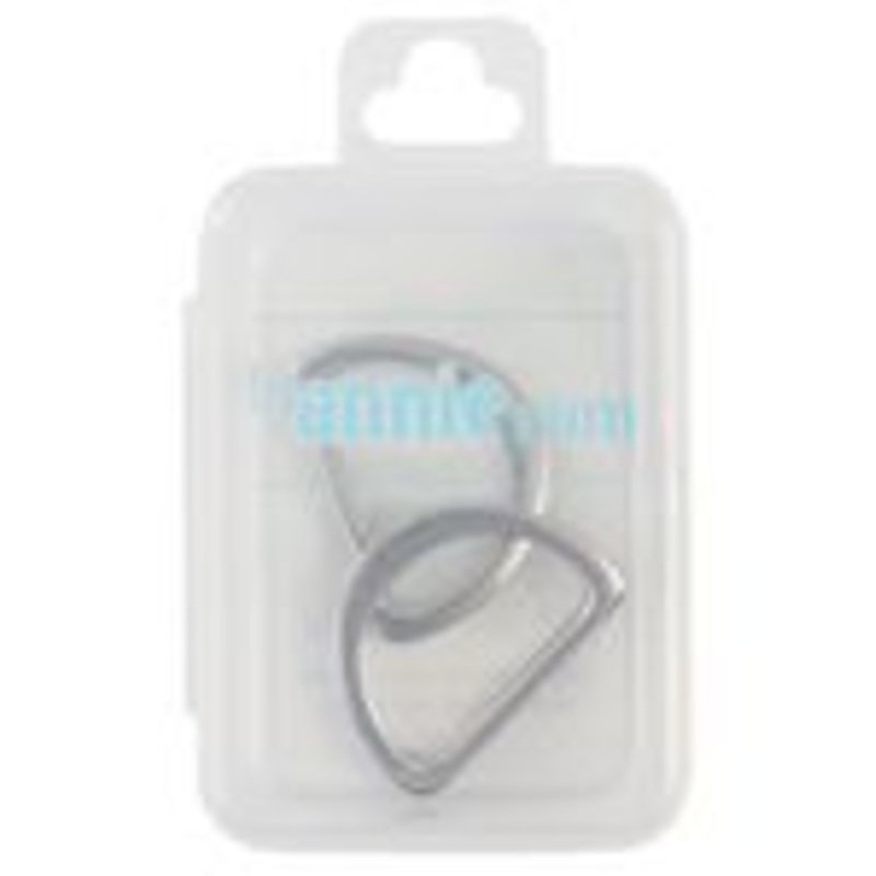 1" Flat D-Ring Nickel Set of 2 By Annie