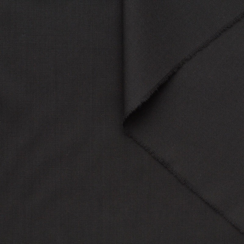 T23B04520 | WR Super 100 Wool Suiting Black