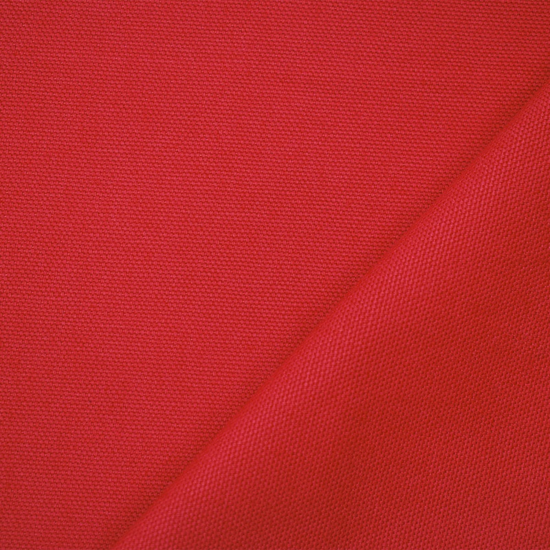 Red 8 oz. Solid Cotton Canvas Woven Fabric