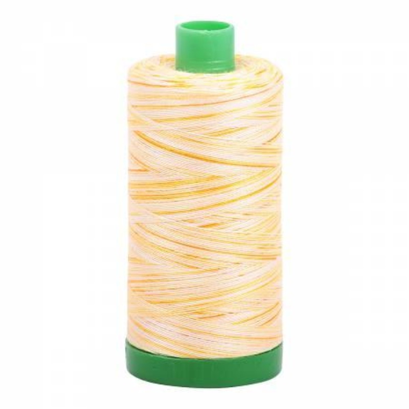 Aurifil 40wt 4658 Variegated Orange/Pink/Yellow 1094 Yards