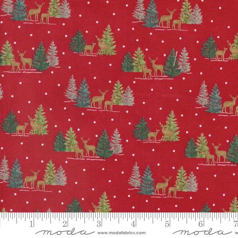 Woodland Winter Cardinal Red 56095-13