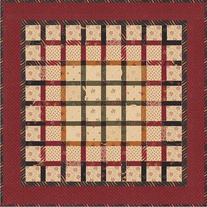 A Vintage Christmas - Christmas Window Pattern - Moda - Sku: 71330
