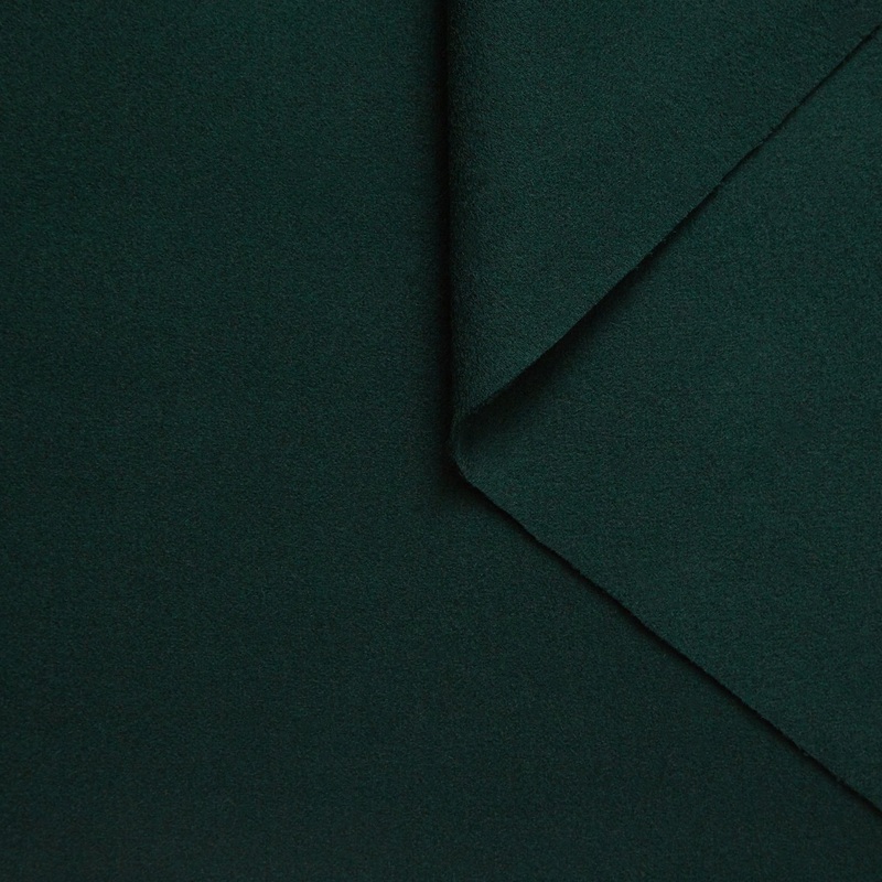 T23A05132 | Double Face Virgin Wool Drap Jungle Green