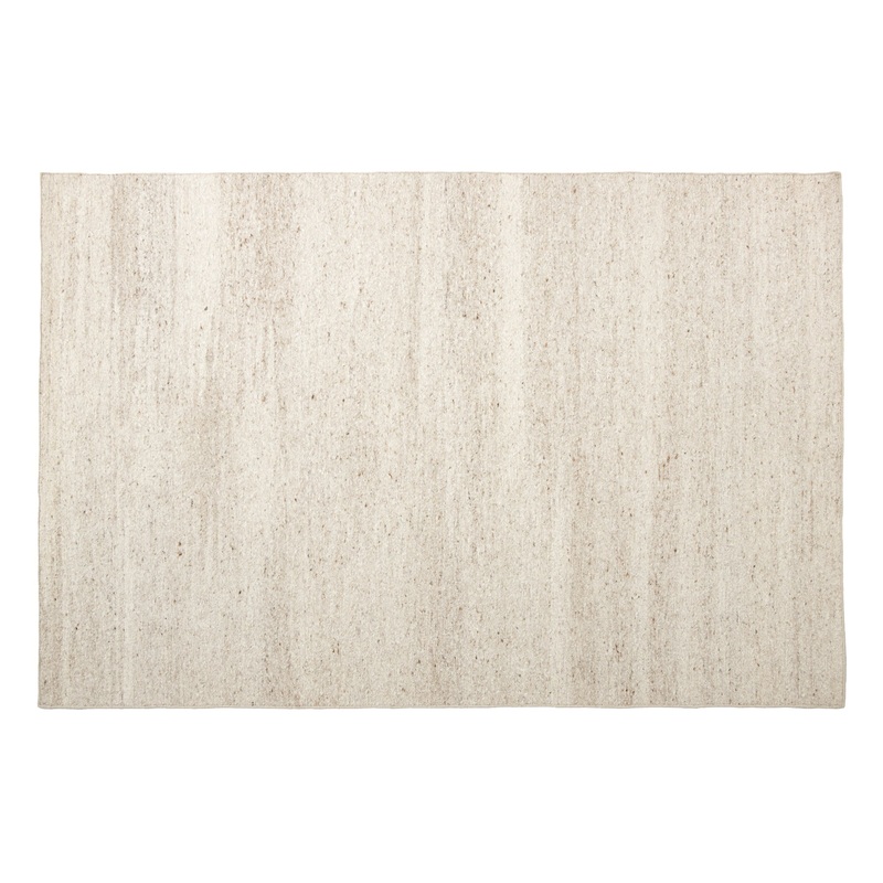 Wool Soumak Rug in cream - Custom - 12' Wide