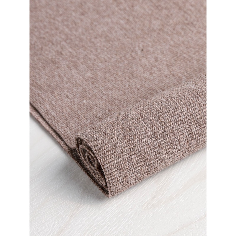 Bamboo/Cotton 2x2 Baby Rib - Hot Chocolate