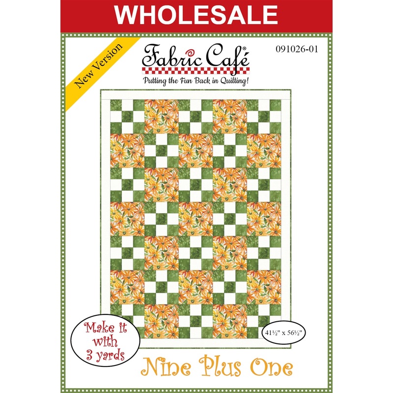 Nine Plus One 3-Yard Quilt Pattern