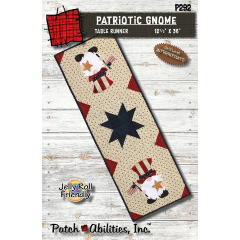 Patriotic Gnome Table Runner