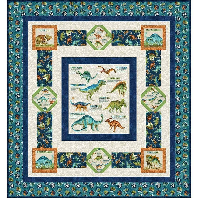 Bound To Be Quilting - Fossil Friends Quilt Pattern