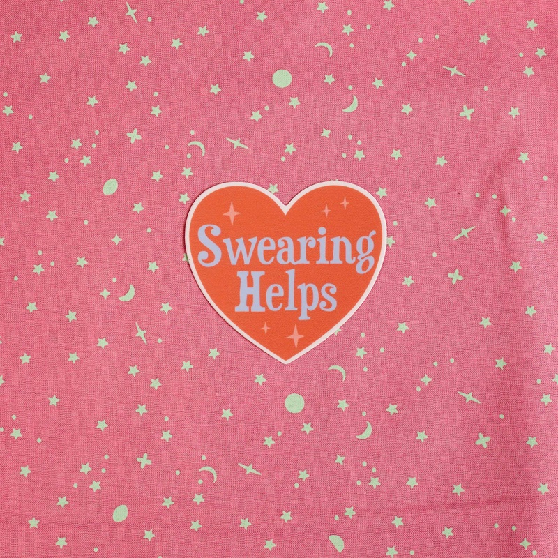 Swearing Helps- Sticker by Yarnival Stickers