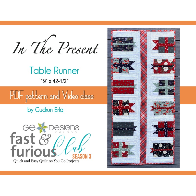 In the Present Table Runner - Pattern and video class