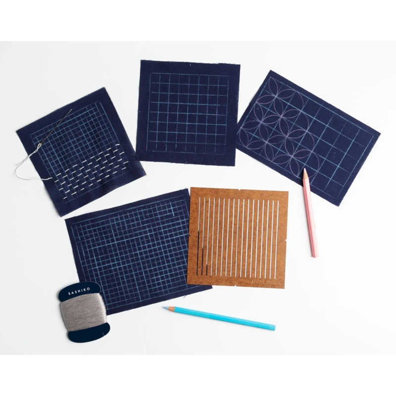 Sashiko Grid Stencil