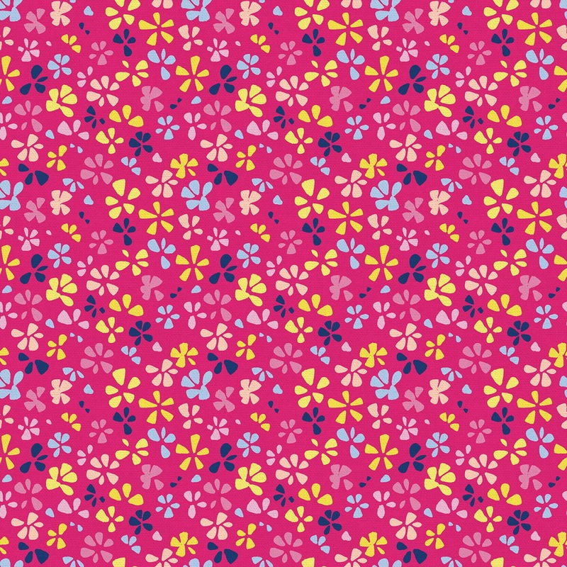Summer Picnic - Dancing Petals - Pink