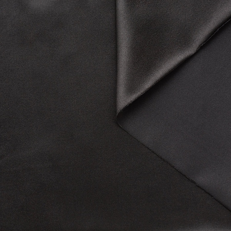 T23M04402 | Silk Satin Duchess Black