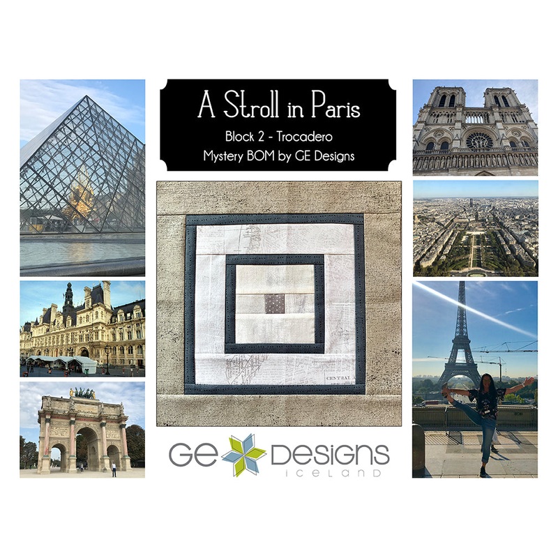 A Stroll In Paris - BLOCK 2 - pattern with video