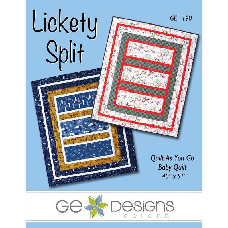 Lickety Split Crib Quilt Pattern 190