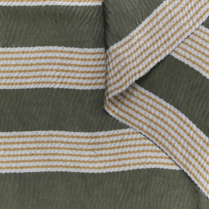 T22A02276 | Stripe Waivy Viscose Four Leaf Clover