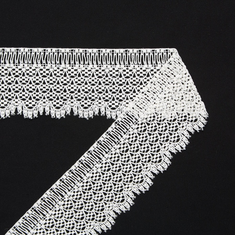 T24M10324 | Cotton Scales Galloon 7cm Black