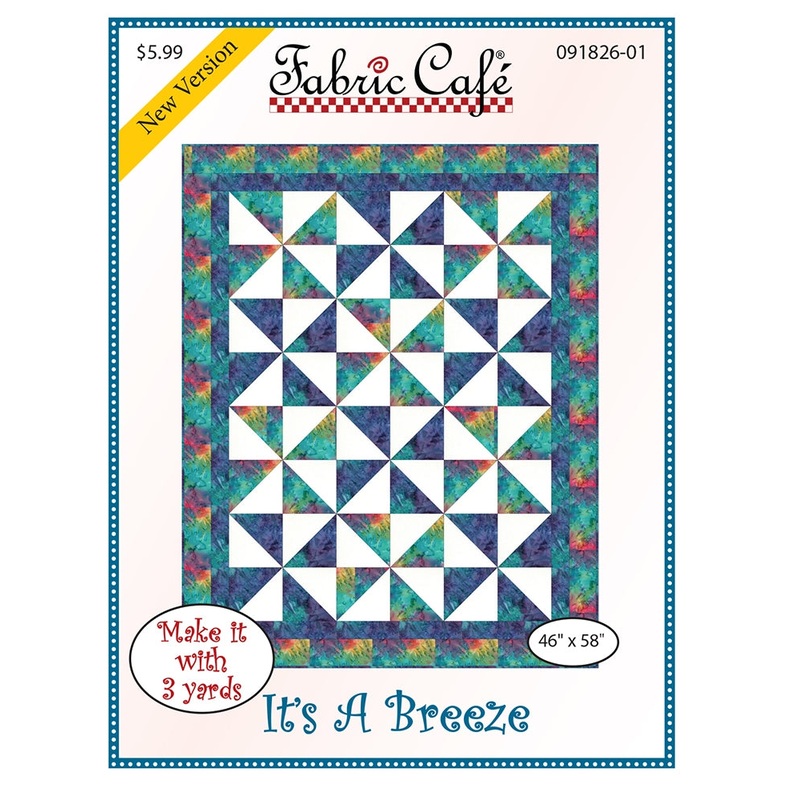 Its A Breeze 3 Yard Quilt Pattern 091826-3 Sku: 60976