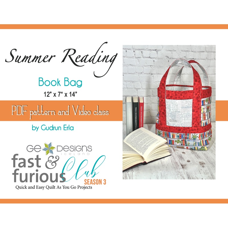 Summer Reading Book Bag - Pattern and video class