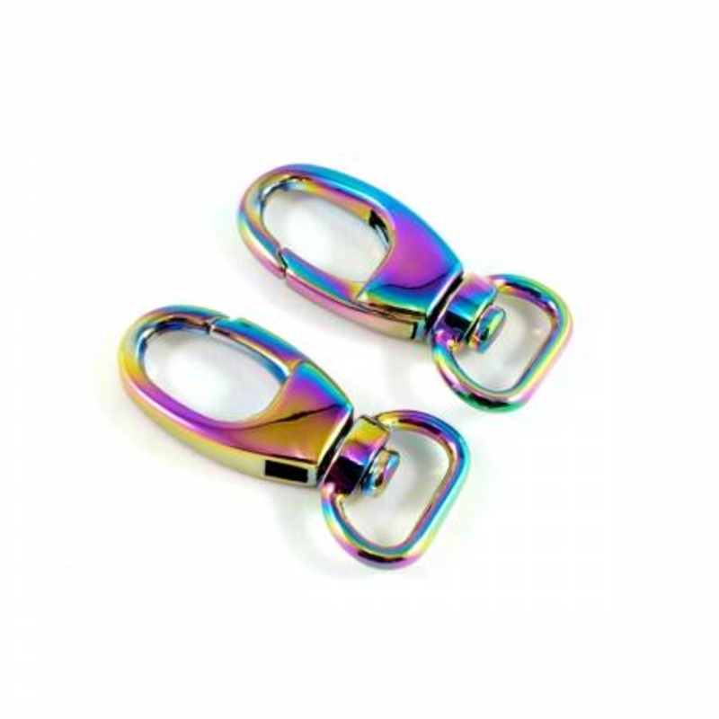1/2" Swivel Snap Hook Rainbow