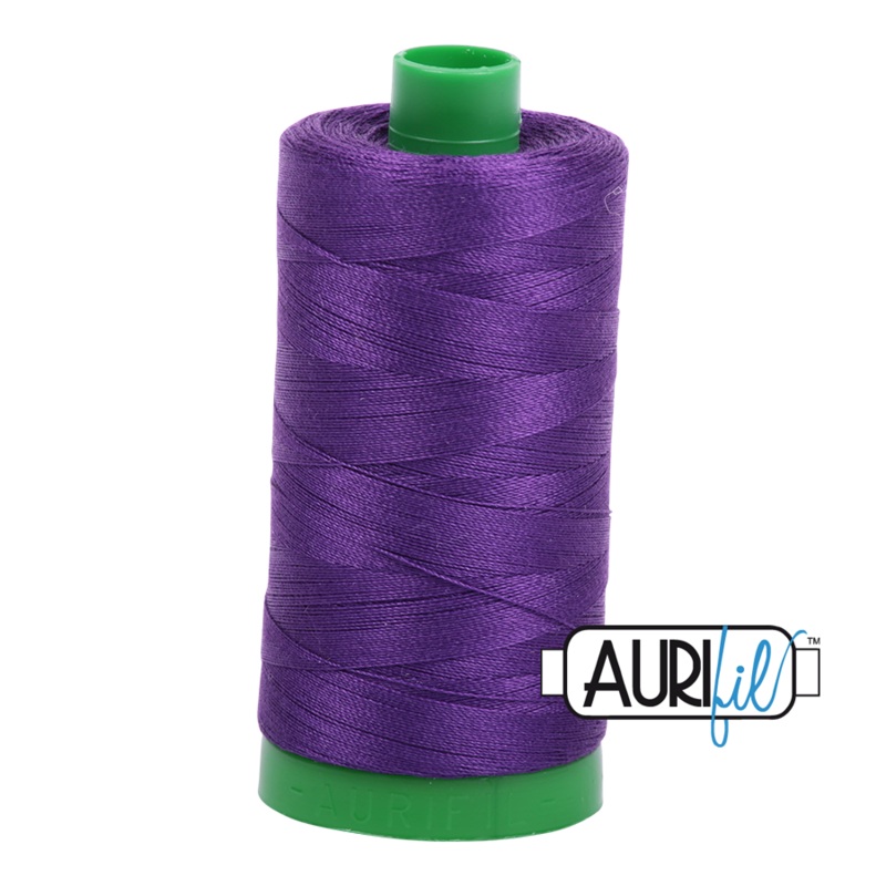 Aurifil 40wt 2545 Medium Purple thread - 1094 yards