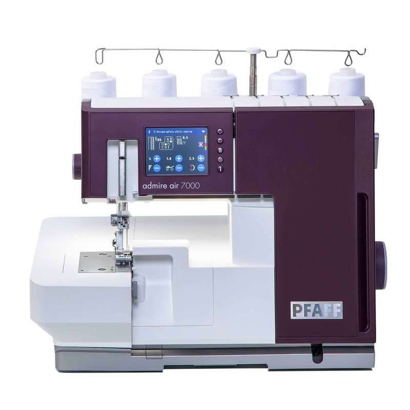 PFAFF admire air 7000 Purple Coverlock Machine