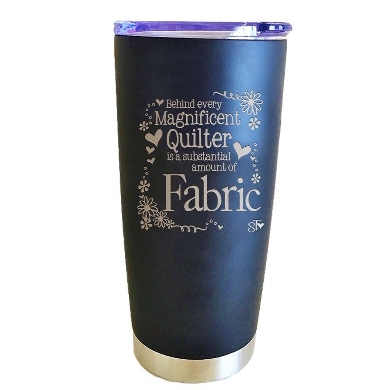 Quilt Fabric Premium Tumbler