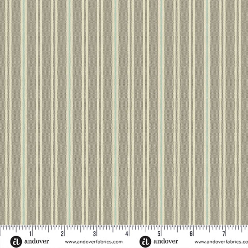 Quiltessential Double Stripe by Laundry Basket Quilts in Lichen A-1672-LT