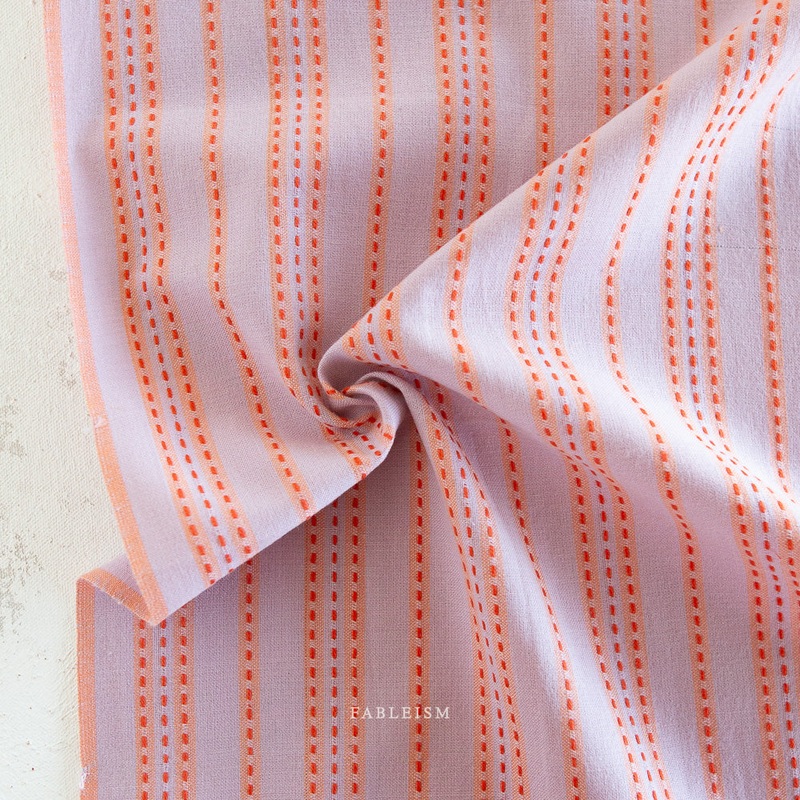 Stitch Stripe in Lavender | Lucky Loom