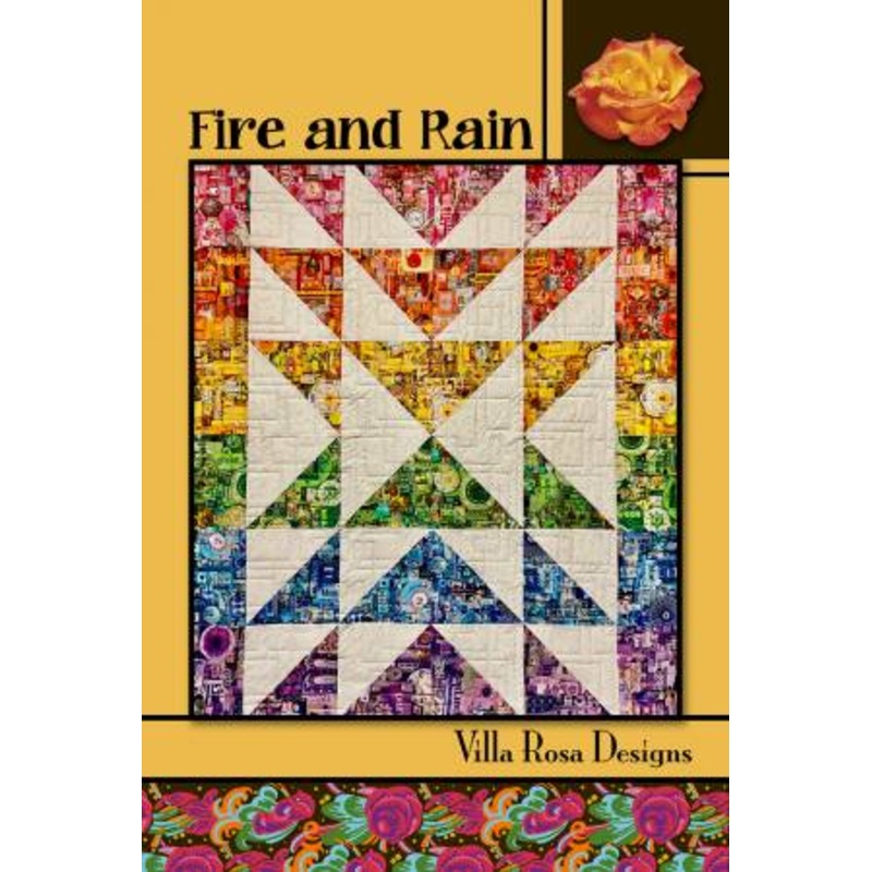 Villa Rosa Pattern Fire and Rain VRDRC248