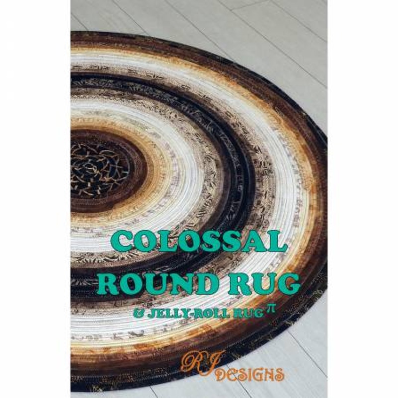 Colossal Round Rug and Jelly Roll Rug Pattern RJD130 Sku: 55909