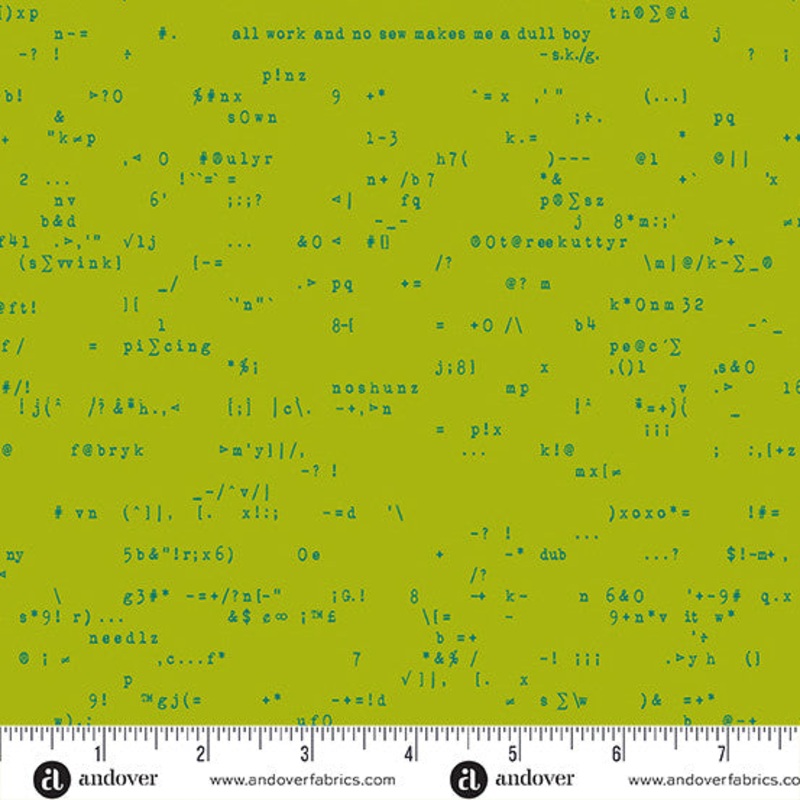 Scrawl Punc. Parakeet A1215-G