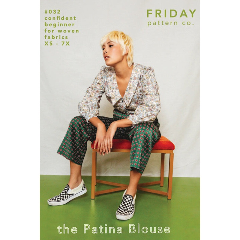 the Patina Blouse - Friday Pattern Co.