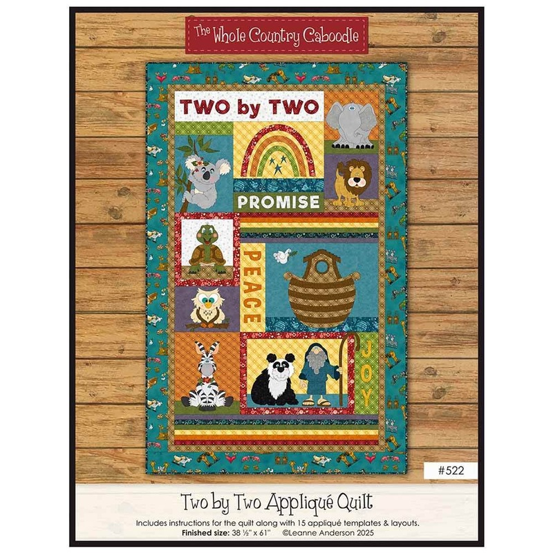 Two by Two Applique Quilt Pattern
