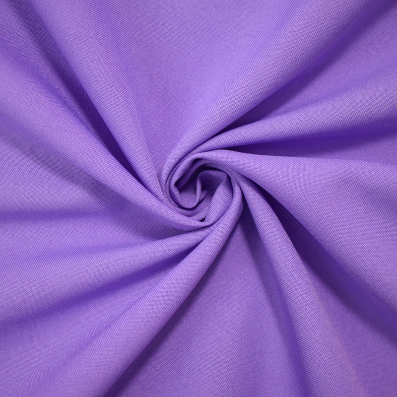 Purple Poly Solid Basket Woven Fabric